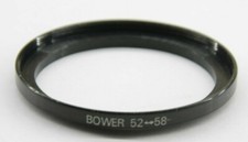 Bower 52-58 Step Up Ring - Metal - 52/58 - 52mm-58mm - Used - W157