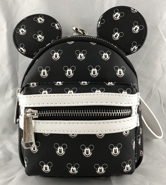 Disney Parks Loungefly Mickey Mouse Faces Backpack Mini Wristlet NEW eBay