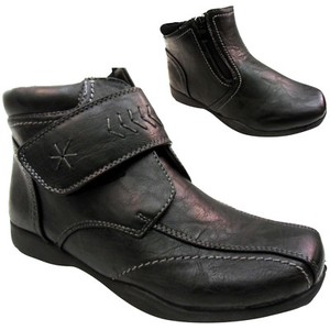 ladies wide ankle boots