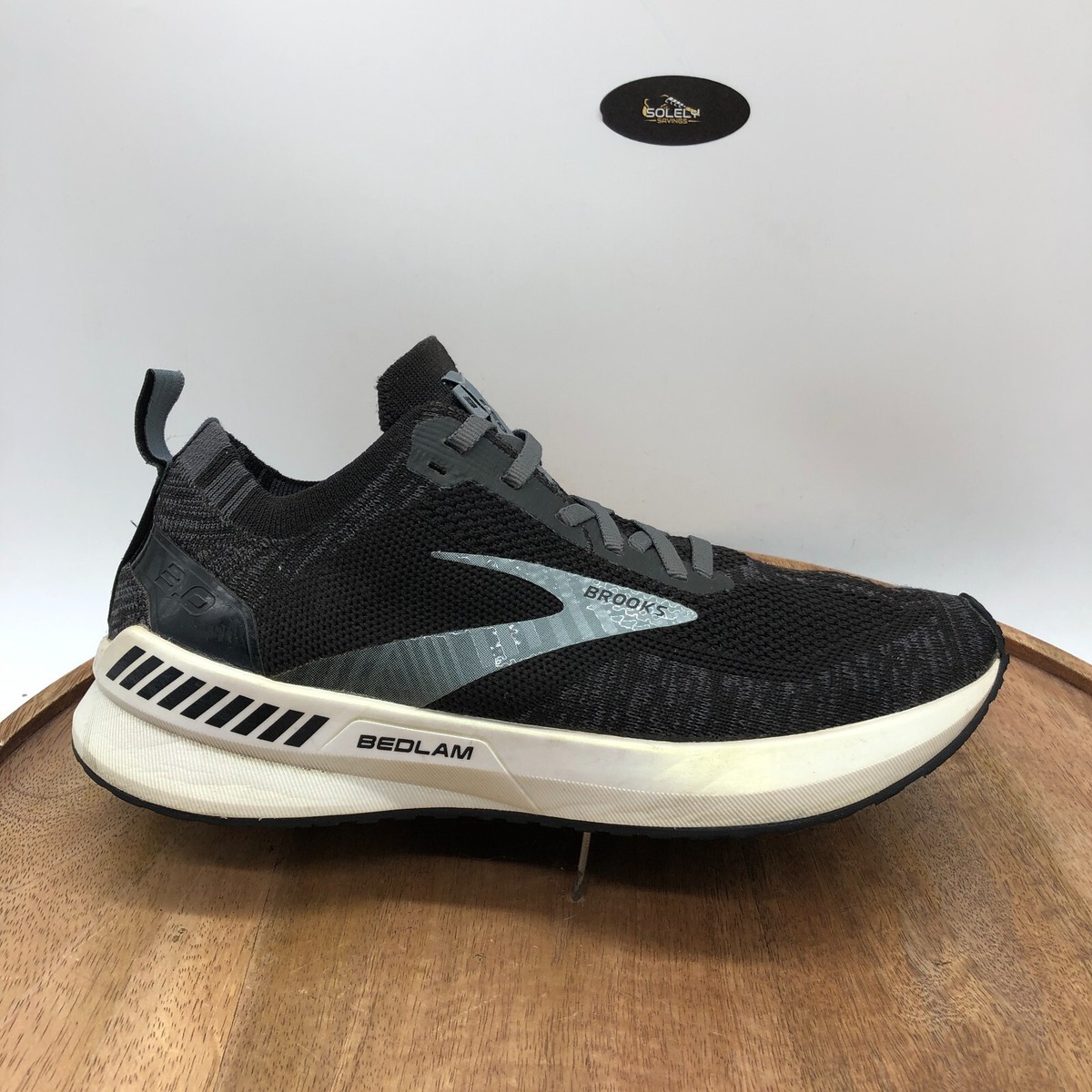 Brooks Womens Bedlam 1203301B012 Black White Running Shoes