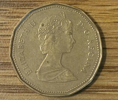1989 Canadian $1 One Dollar Coin - Queen Elizabeth II - D.G.