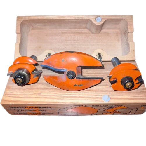 CMT Three Piece Kitchen The Only Orange One Hardwood Case Half Shank 80051311 - Picture 8 of 12