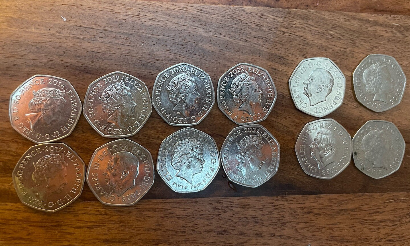 50p coin collection including Atlantic Salmon | eBay UK