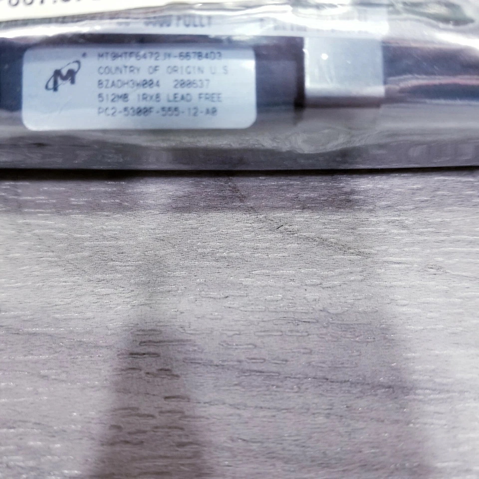 HB] Crucial DDR2-667 PC2-5300 ECC FBDIMM RAM CT6472AP667 Mac Pro Server Memory - Image 3 of 3