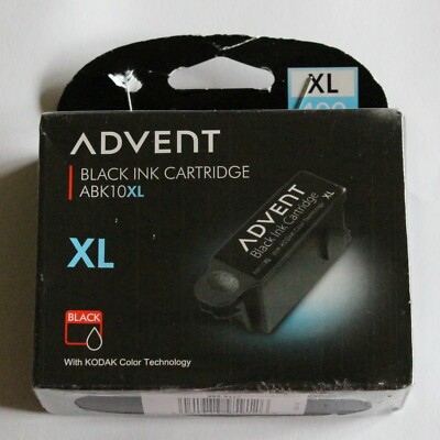 ADVENT Tintenpatrone Schwarz XL 400 Seiten für Tintenstrahldrucker AW10 AWP10 A10 Touch