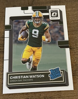 2022 Donruss Optic PACKERS Christian Watson Rated Rookie #219 RC | eBay