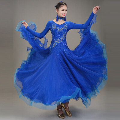 NEW Latino Salsa Dress Dance Dress Standard Latina Dress Latin Tournament Dress#C009