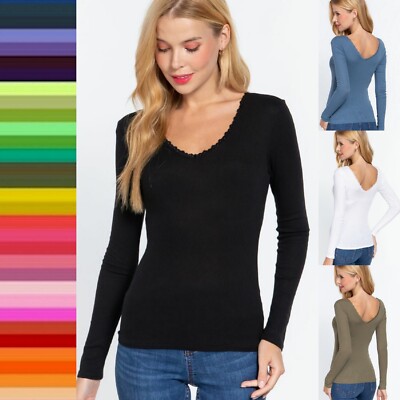 トップス AMBERGLEAM Mesh Knit Cotton V Neck Mesh Knit Cotton V Neck | AMBERGLEAM