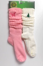 Wicked 2 Pair Slough Socks Elphaba and Glinda Shoe Size 5-10