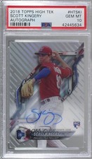 2018 High Tek Pattern 1 Waves/Diagonals Scott Kingery PSA 10 GEM MT Auto 8d2