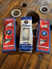 3 Sleeves Of Titleist Golf Balls. 2 DT So Lo 1- HP2