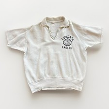 Vintage 1950s Champion Running Man Cresco Eagles Sweatshirt.