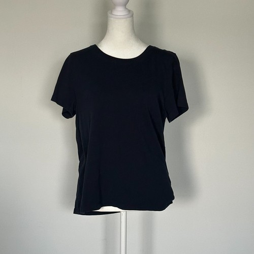 J. Crew Broken In Navy Blue Classic Tee Shirt Women’s Size L - Picture 5 of 6