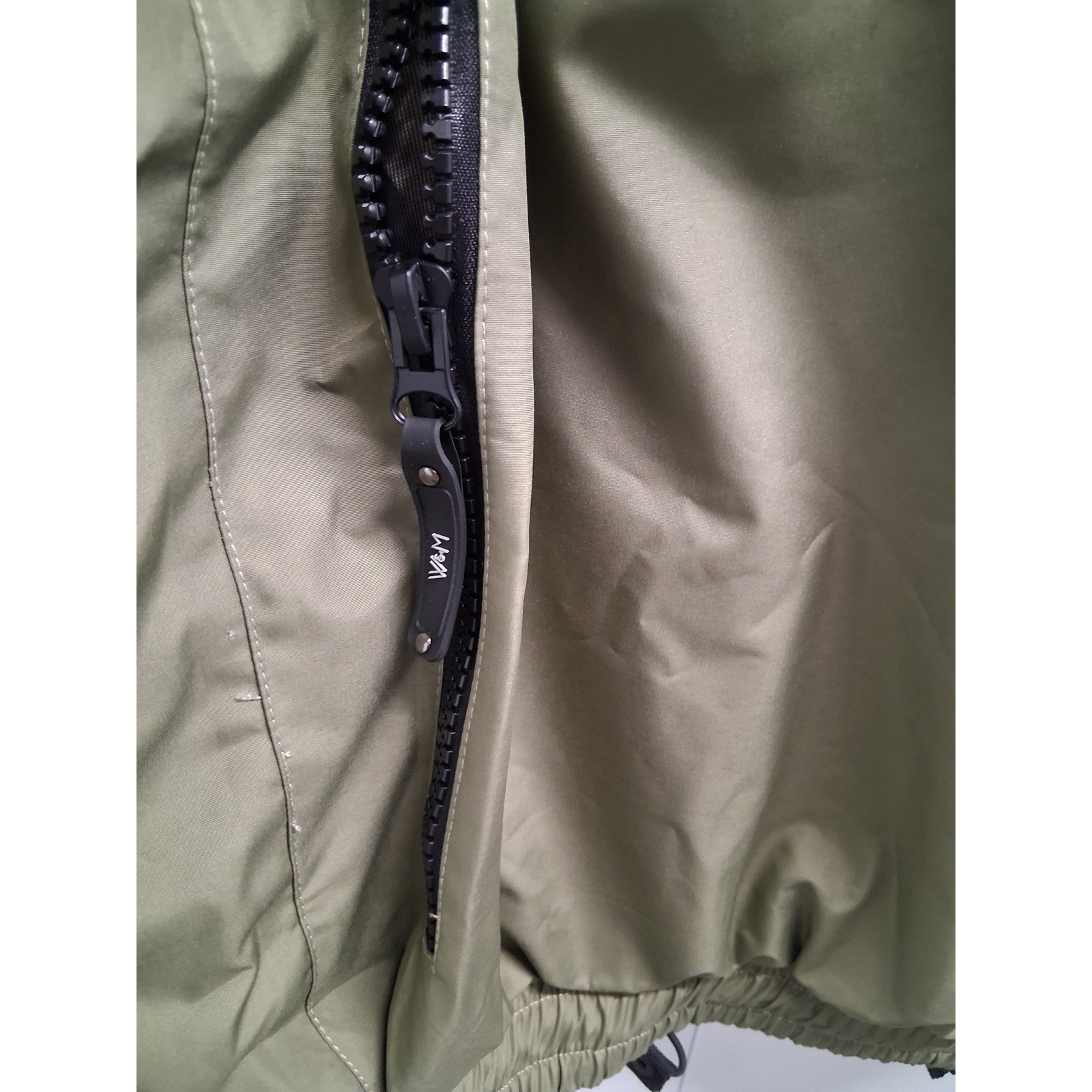 Wright and Mcgill Big Horn Jacket Mens Green Fishing Wading Hooded Coat Sz M image 10