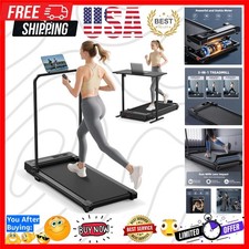 Walking Pad Treadmill for Home - Folding Treadmills with Handle Bar Portable ...