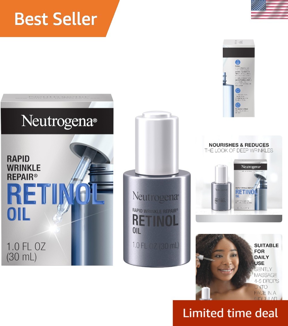 1.0 fl. oz Lightweight Retinol Serum: Anti-Wrinkle & Nourishing Facial Oil