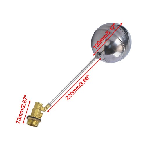 Heavy Duty Stainless Steel Float Valve for Water Oil and Gas Applications - Picture 5 of 12