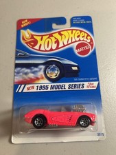 Hot Wheels 58 Corvette Coupe 312 341 1995 Red Hot Wheels 58 Corvette Coupe 312 341 1995 Red