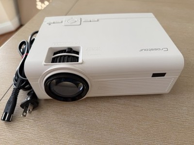 Crosstour P600 Portable Mini Video Projector   Home Theater   Tested & Works