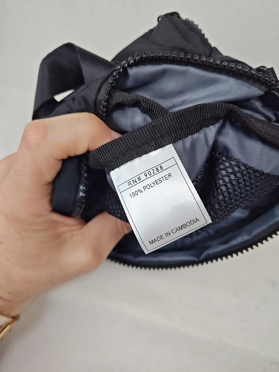 Adidas Micro 3.0 Mini Backpack Crossbody Bag Black Tone-on-Tone