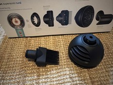 Genuine Dyson Supersonic Nural Wave+Curl Diffuser & Wide-Tooth Comb – Unused
