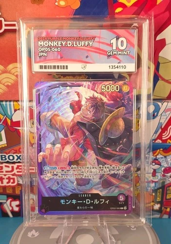 One Piece Card Game Monkey D. Luffy OP05-060 L Leader Japanese TCG. ACE 10