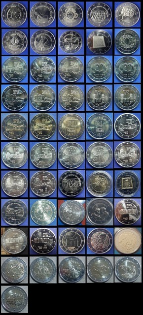 MALTE MALTA - 2 Euros Commemorative 2009 - 2025 Toutes les Années Disponibles
