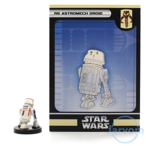 Star Wars Miniatures Champions of the Force 58/60 R5 Astromech Droid w/ Card
