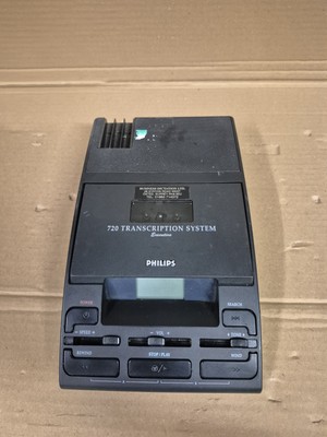 Philips 710 Transkriptionssystem - Bandlaufwerk Retro Vintage Tape Player + Netzteil