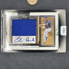 8/99 COLIN HOUCK PROSPECT JERSEY AUTO 2024 Panini Three And Two #PJA-CH METS !!!