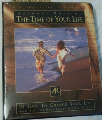 Anthony Robbins The Time of Your Life Management System Kit 16 CDs VHS Book-NEW
