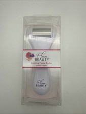 Cooling Facial Roller Plum Beauty For Most Skin Types Color White New