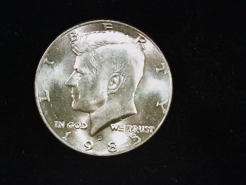 1985-D Kennedy Half Dollar AU++ (1). Free Shipping!