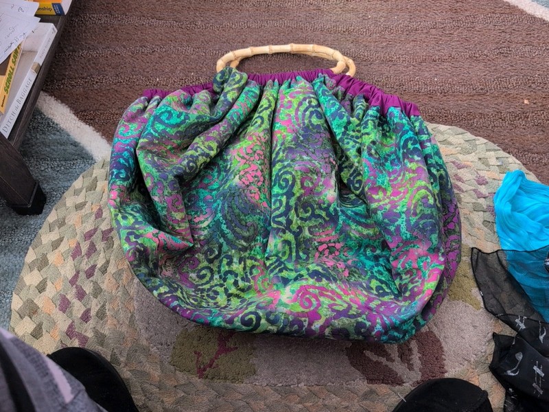 Vintage X-large 2-in-1 Reversible Boho, Handmade Women Handbag, Tote 