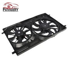 NEW Engine Radiator Dual Cooling Fan Assembly Fits For 2015-2019 Ford Transit