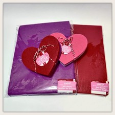 Valentine's Felt Hearts 30pcs  Sheets 30pcs by Creatology Red Purple Pink White