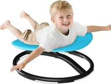 21" L × 19" W Large Size Spinning Chair for Autistic Kids, Toddler Sensory Spinn
