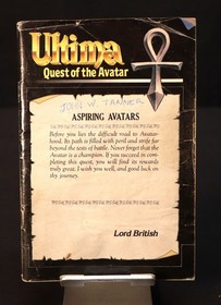 Ultima Quest Of The Avatar Nintendo NES 1990 With Box, Manual Tested