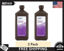 Equate 3 Hydrogen Peroxide Liquid USP Antiseptic, 32 fl oz 2 pack