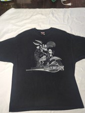 Vintage Harley-Davidson Looney Tunes T-Shirt XL Foghorn Bugs bunny Taz Daffy F20