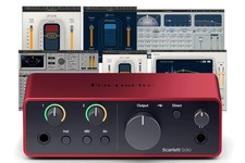 Focusrite Scarlett Solo 4th Gen USB Audio Interface and Waves Musicians 2 B...