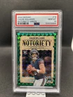 2024 Panini Mosaic Notoriety Caleb Williams #18 Green Mosaic Prizm (RC) PSA 10