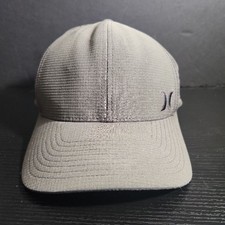 Hurley DriFIT Flexfit Hat Cap Large Extra Large Gray laser cuts