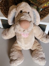 Ganz Bros Wrinkles Hound Dog Hand Puppet 18 Inch Plush VINTAGE Stuffed Animal