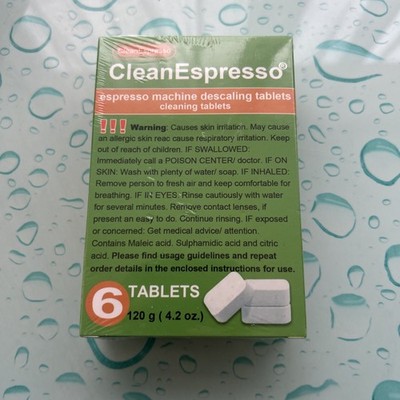 Sauberer Expresso. Expresso Maschine Entkalkungstabletten. Neu und versiegelt.