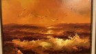 Karl Neumann (German, 1891-1985), Large Original O/C "Sunset Coastal Seascape" — photo 3