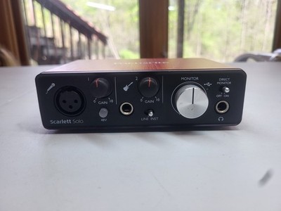 Focusrite Scarlett Solo Studio USB 2nd Generation TESTED WORKS