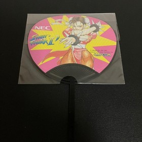PC Engine Street Fighter 2 Dash ChLi fan book + mini fan included Japan Region