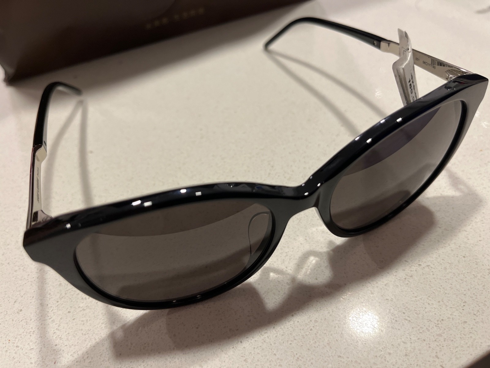 Occhiali da sole YSL Saint Laurent 56mm Cat Eye nuovi mai indossati