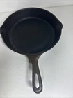 Unmarked Wagner Cast Iron No. 8 Skillet Seasoned 1950's Era